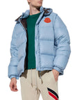 Moncler Jacket Cyclone Puffer Logo Blue-AL Capone Premium