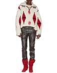 Isabel Marant Sweater Ecru-Red