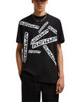 Moncler T-Shirt Multiple Logo Black-AL Capone Premium