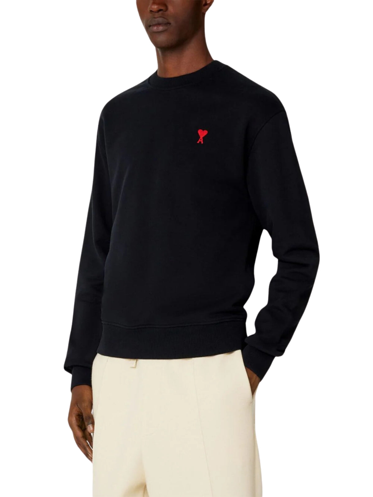 Ami Sweater Logo Black-AL Capone Premium