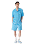 Casablanca Shorts Velour Stripe Blue