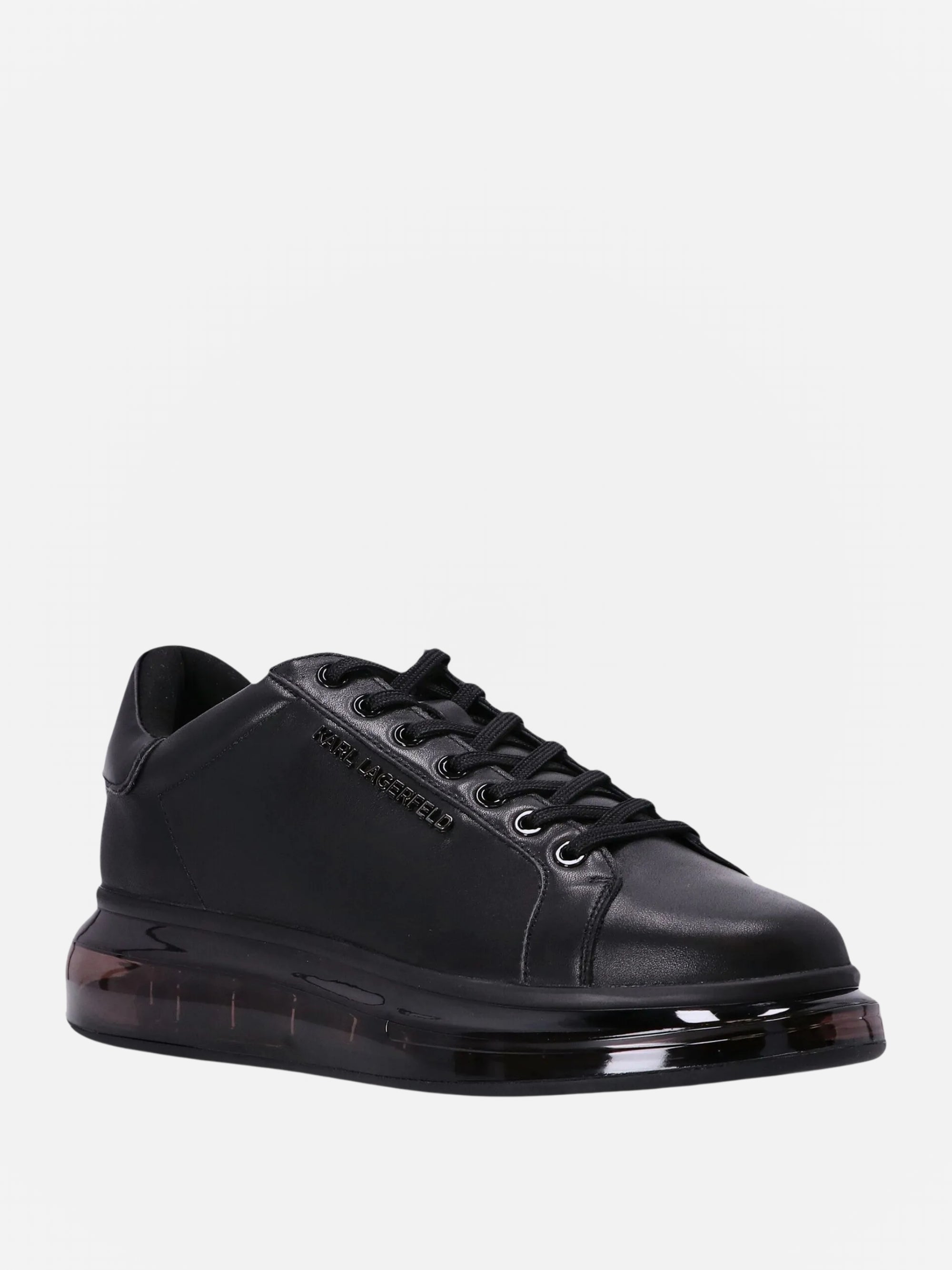 Karl Lagerfeld KL72 Kapri Kushion Lo Lace Black Leather/Mono-AL Capone Premium