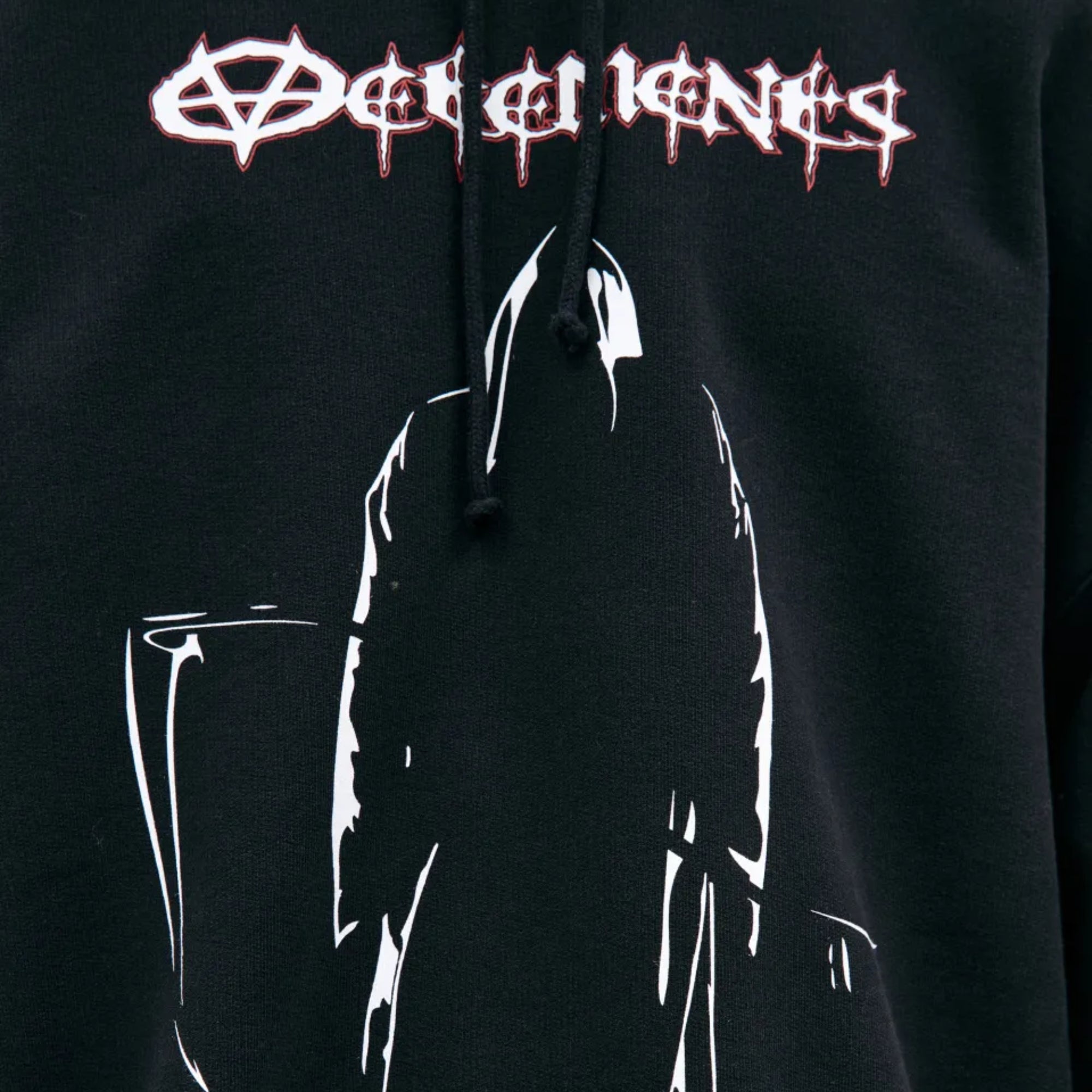 Vetements Hoodie Reaper Logo Black-AL Capone Premium