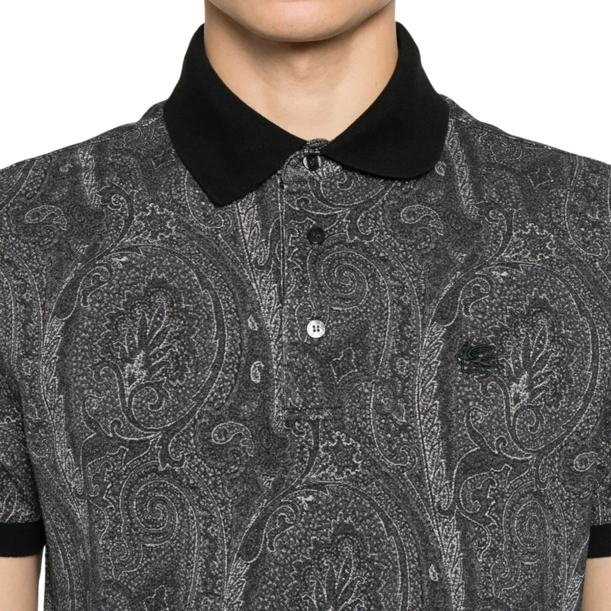 Etro Golfer Roma Allover Print Black-AL Capone Premium