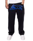 Icecream Running Dog Double Scoop Denim Pants Black