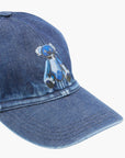Iceberg Jeans Cap Teddy Print Denim