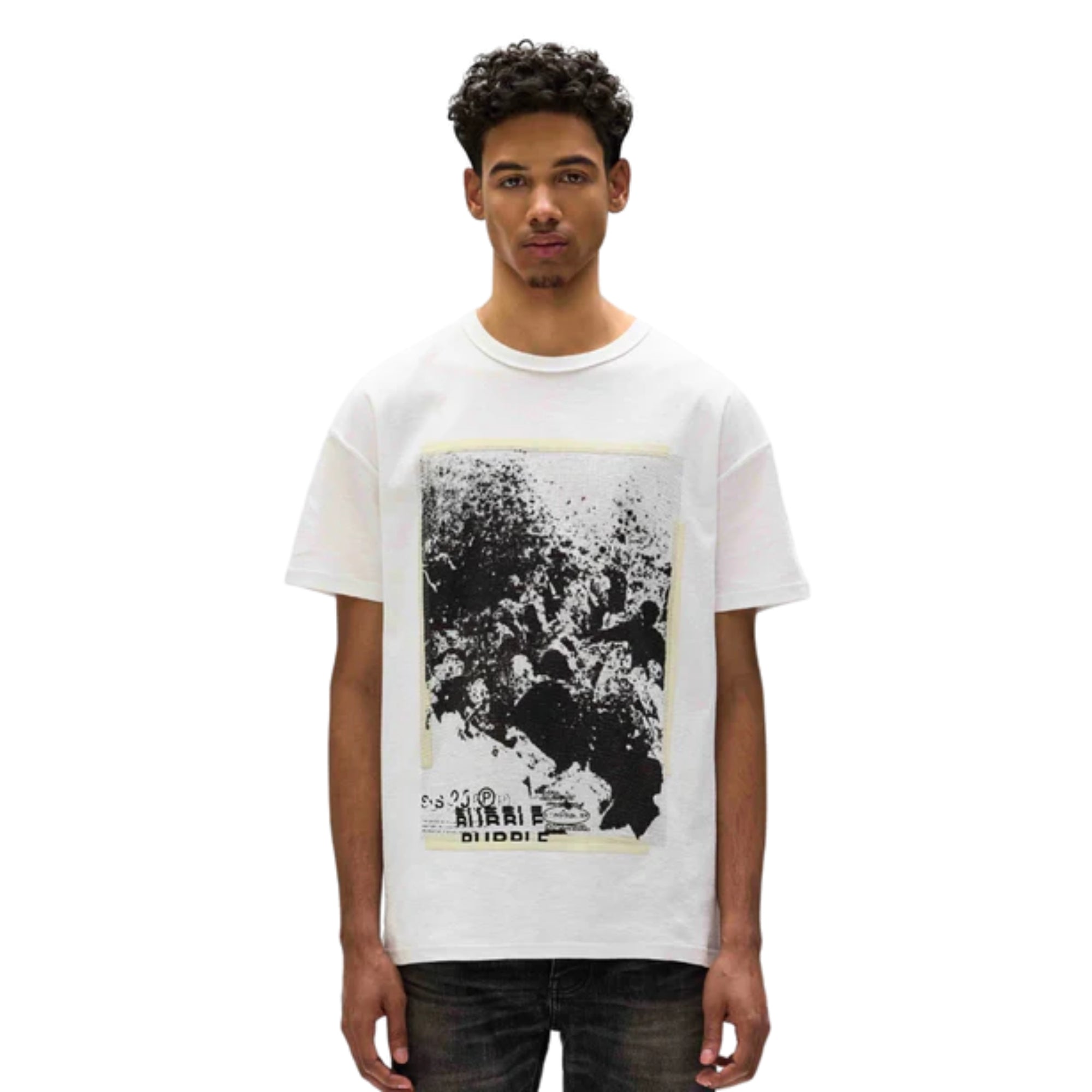 Purple T-Shirt Mosh White-AL Capone Premium