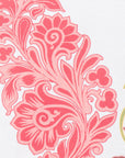 Etro T-Shirt Paisley Print Embroidered Logo White-Red-AL Capone Premium