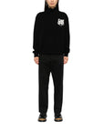 Maison Kitsune Sweater Fox Head Intarsia Black-AL Capone Premium