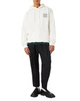 Drole De Monsieur Sweater Slogan Hoodie Off-White