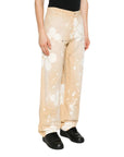 Msgm Jeans Flower Prints Sand