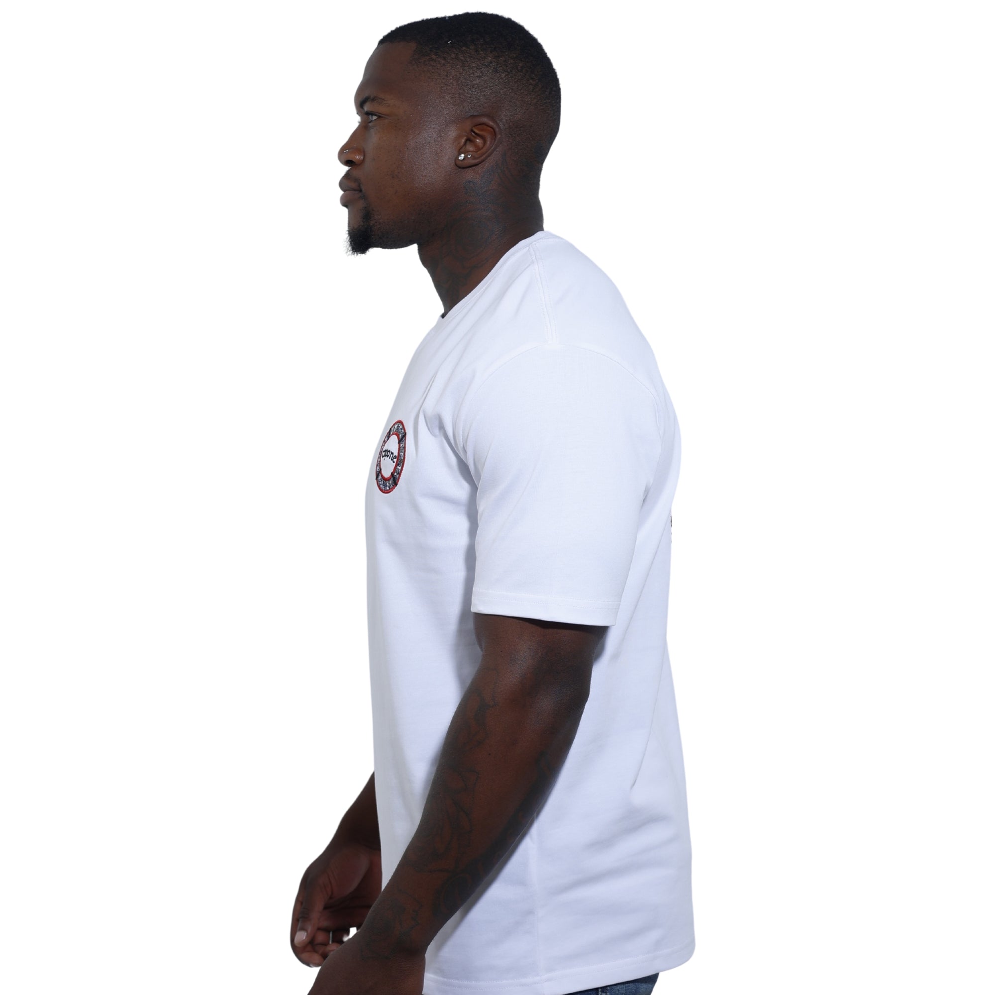Capone T-Shirt Mexican Logo White-AL Capone Premium
