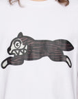 Ice-Cream T-Shirt Running Dog White