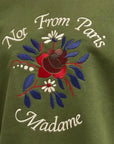 Drole De Monsieur Sweater Slogan Khaki