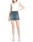 Kenzo Shorts Ladies Denim Dirty Blue