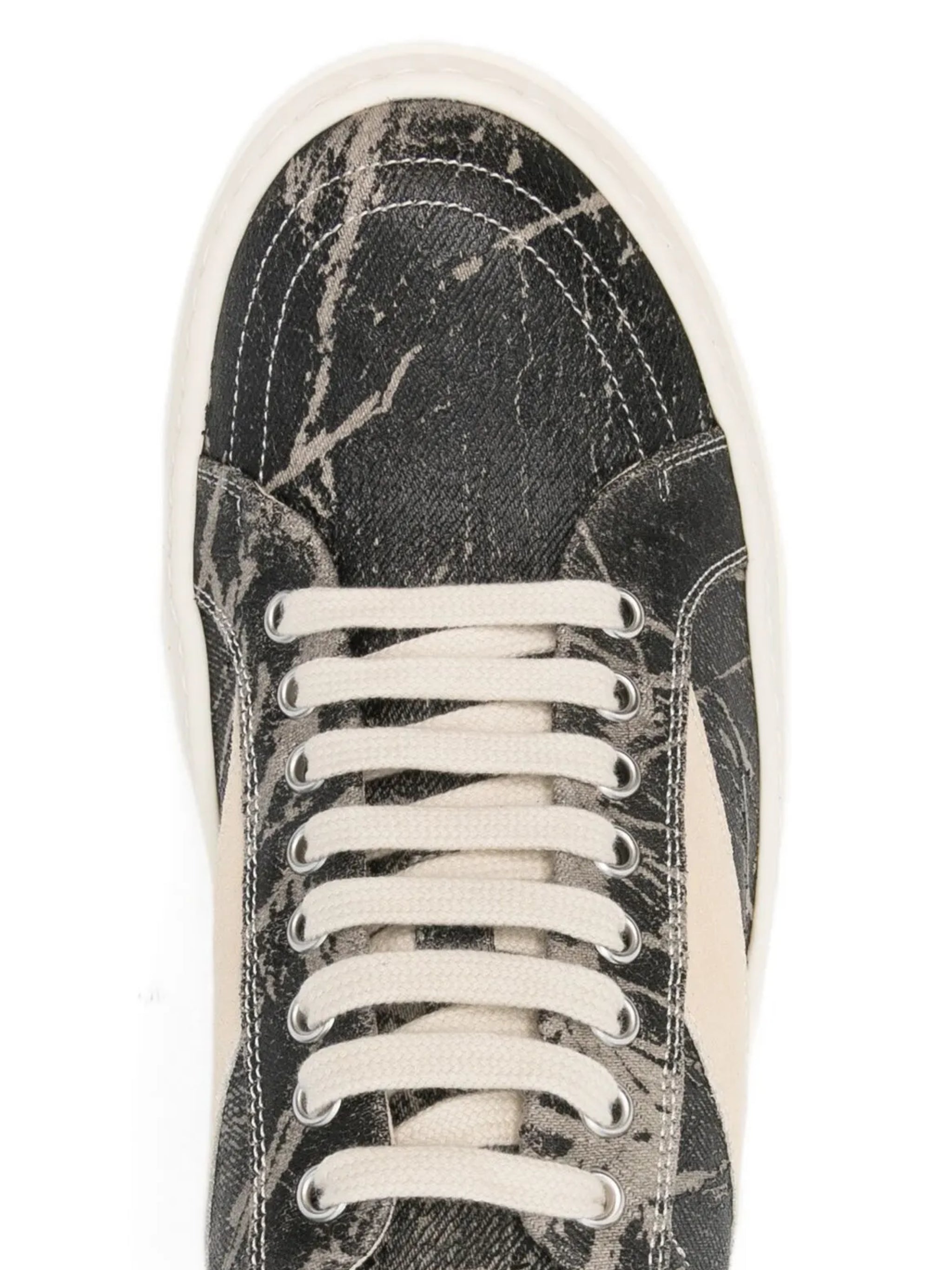 Rick Owens Sneaker Vintage Black Wash-Milk - AL Capone Premium