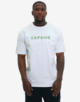 Capone T-Shirt Crew Back Paint Graphic White