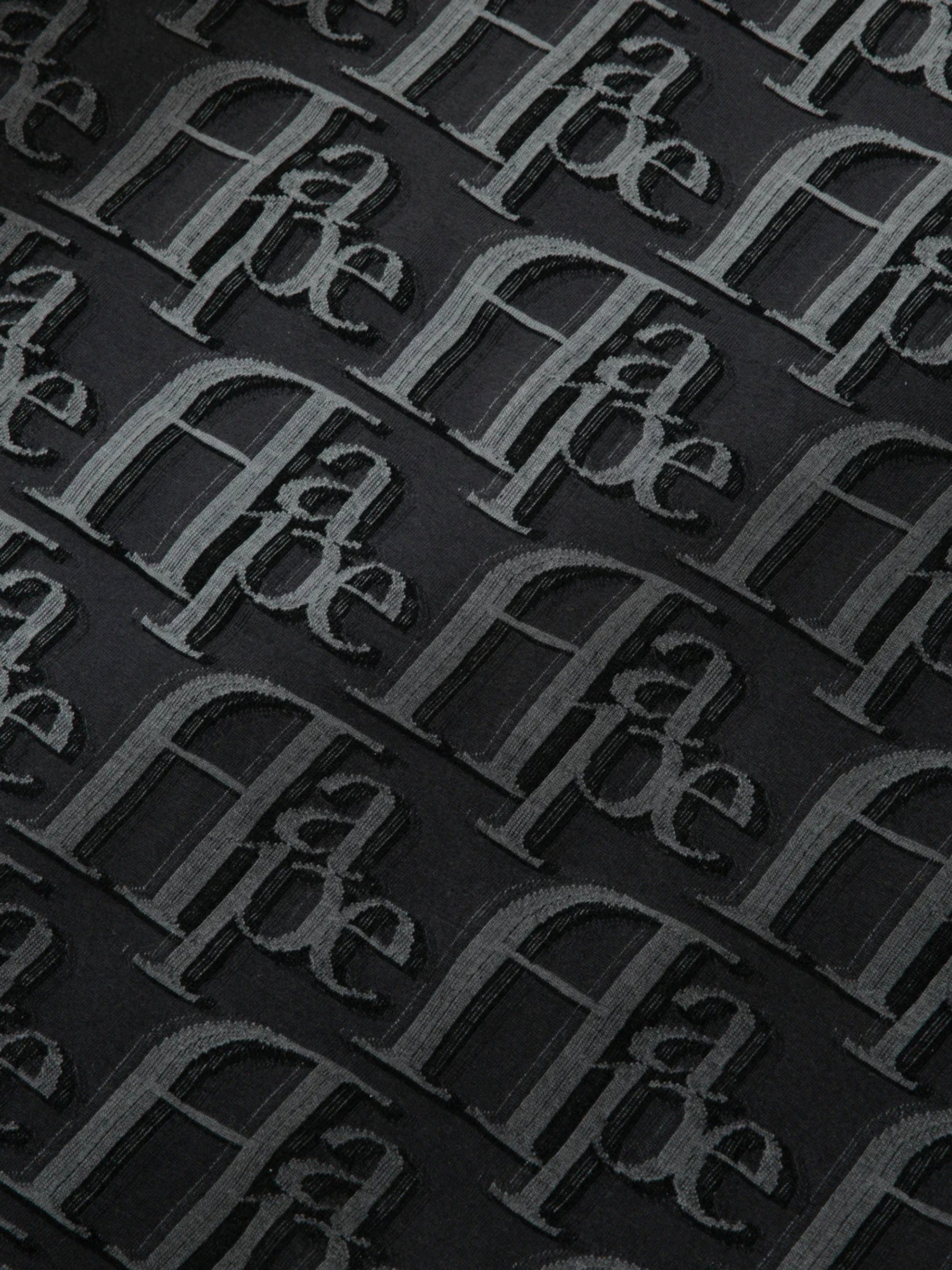 Aape T-Shirt Allover Print Logo Black-Grey-AL Capone Premium