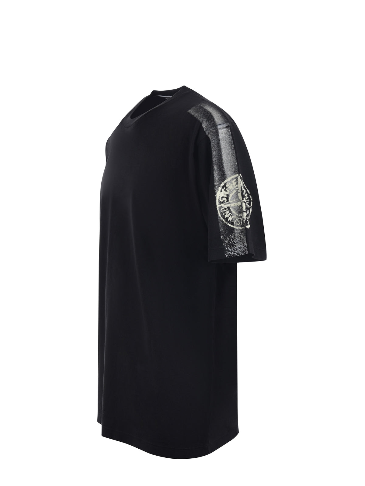 Stone Island T-Shirt Logo Black-AL Capone Premium