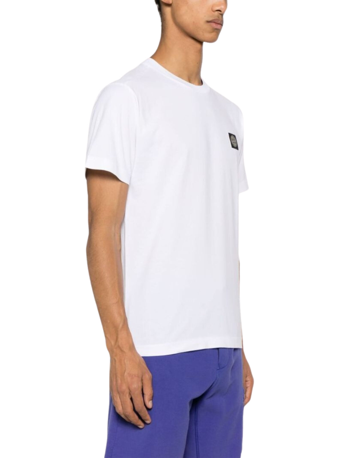 Stone Island T-Shirt Logo White-AL Capone Premium
