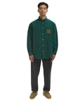 Drole De Monsieur Shirt Slogan Dark Green