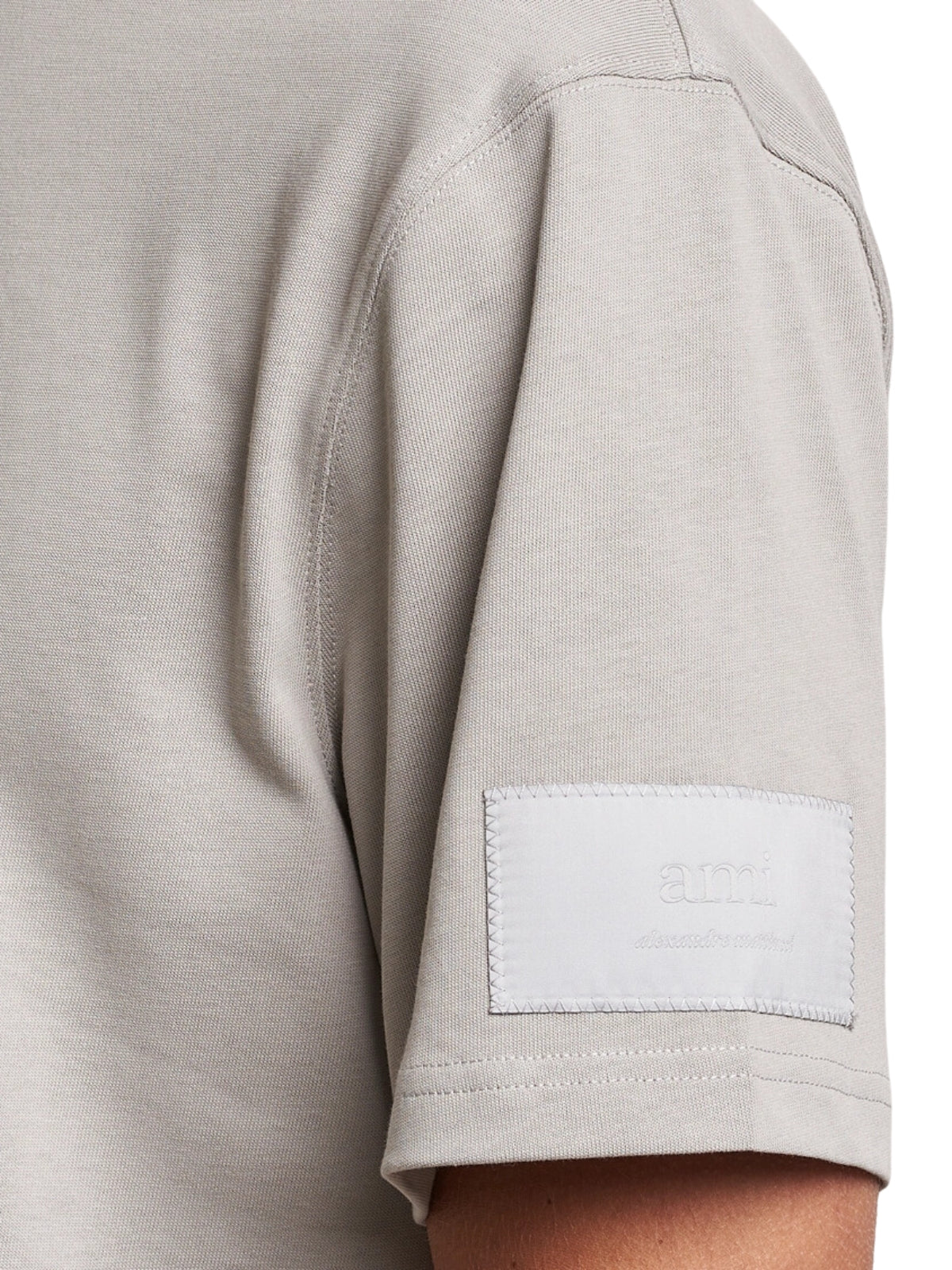 Ami T-Shirt Logo Sleeve Off-White-AL Capone Premium