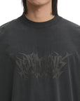 Vetements T-Shirt Drip Metal Oversized Black-AL Capone Premium