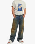 Msgm T-Shirt Graphic Print Block White-AL Capone Premium
