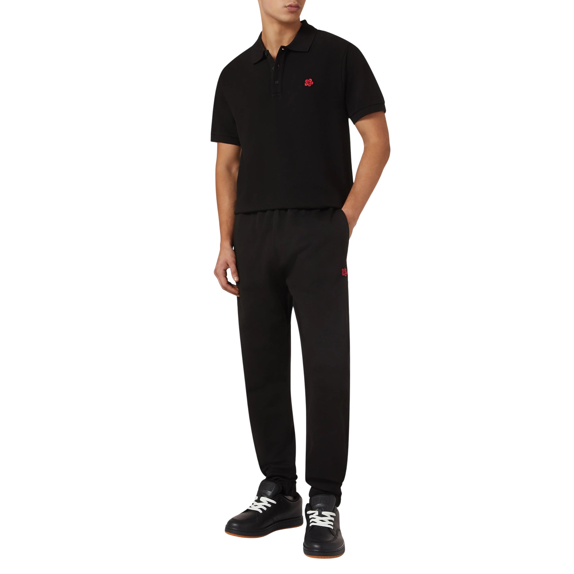 Kenzo Golfer Boke Flower Embroidered Slim Black-AL Capone Premium