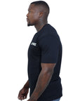 Capone T-Shirt Mexican Crochet Black-AL Capone Premium