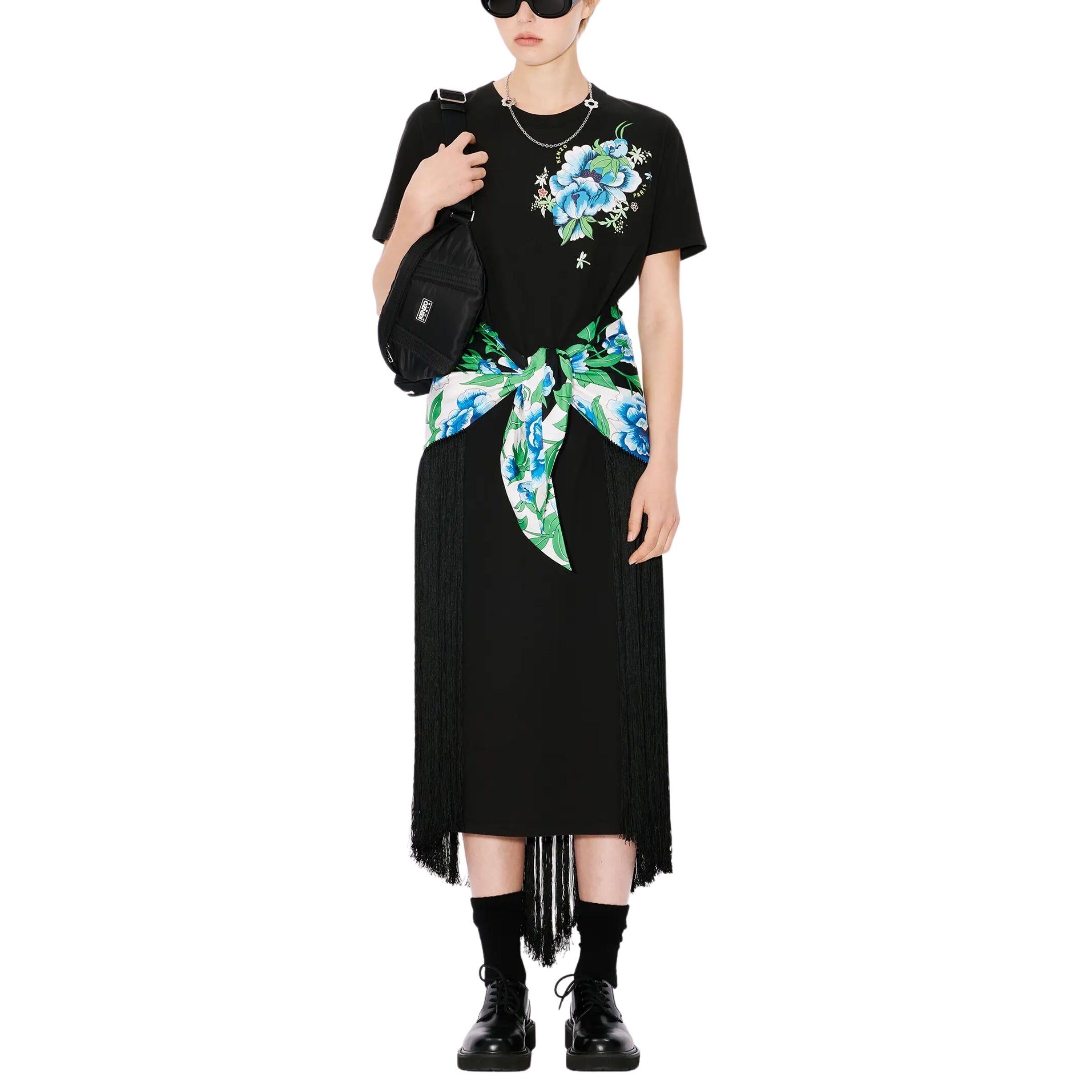 Kenzo Dress Flowers Black – AL Capone Premium