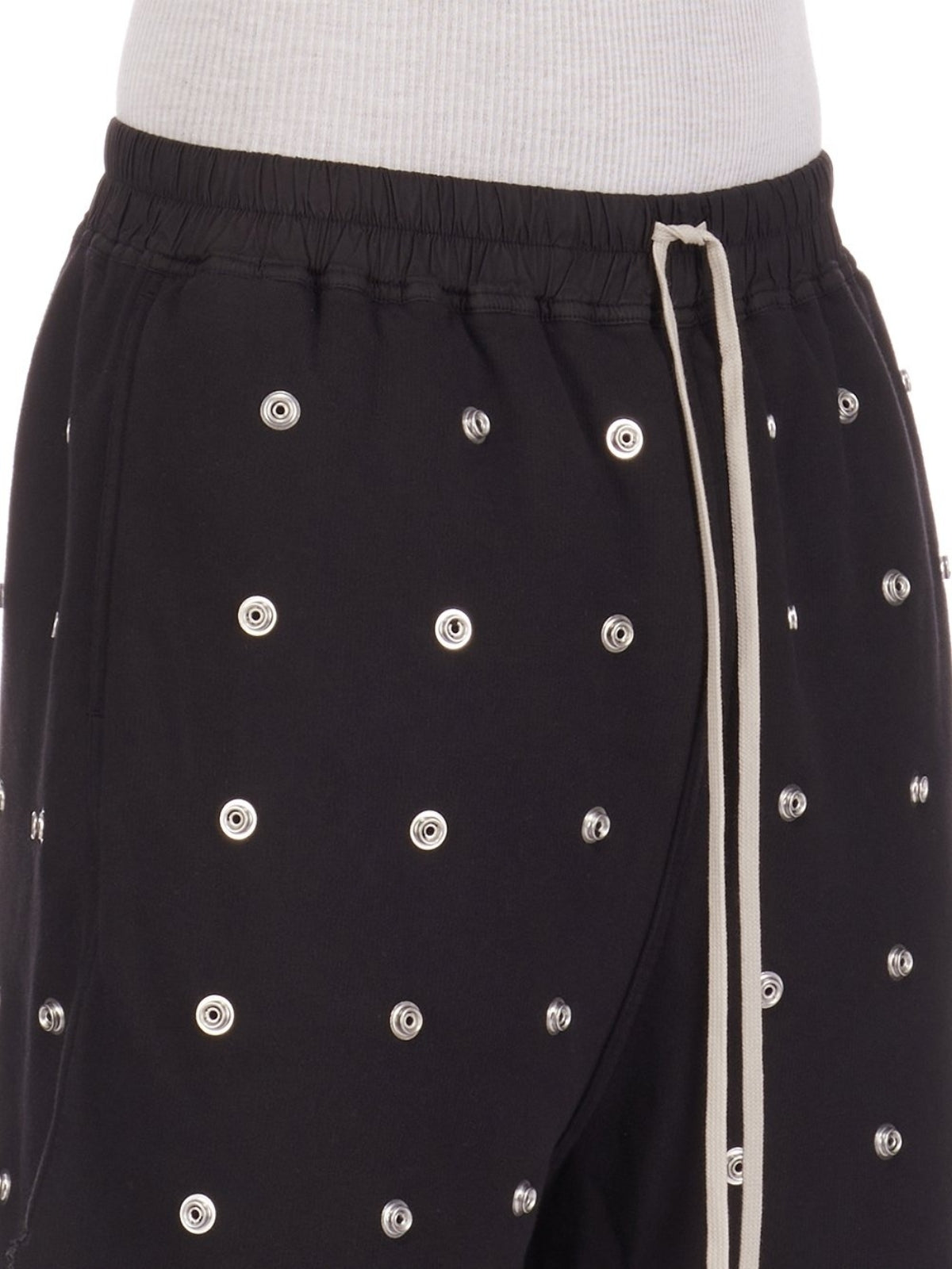 Rick Owens Shorts Mtal Stud Black-AL Capone Premium