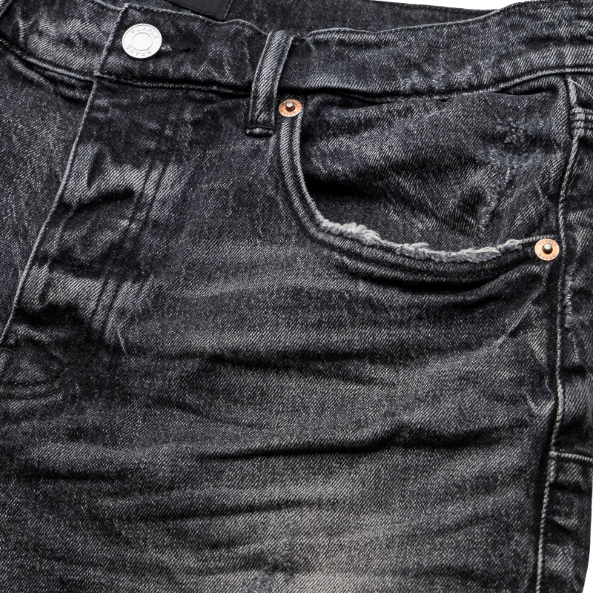 Purple Jeans Crinkle Black-AL Capone Premium