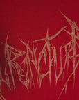 Acupuncture T-Shirt Knife Mark Red