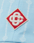 Casablanca Cap Diamond Laurel Stripe Blue