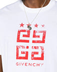 Givenchy T-Shirt Block Logo White-Red-AL Capone Premium