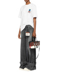 Jw Anderson T-Shirt Embroidery Window White-AL Capone Premium
