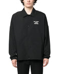 Drole De Monsieur Jacket Slogan Black-AL Capone Premium