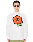 Kenzo Shirt Split Boke Flower White
