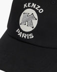 Kenzo Cap Plain Embroidery Black