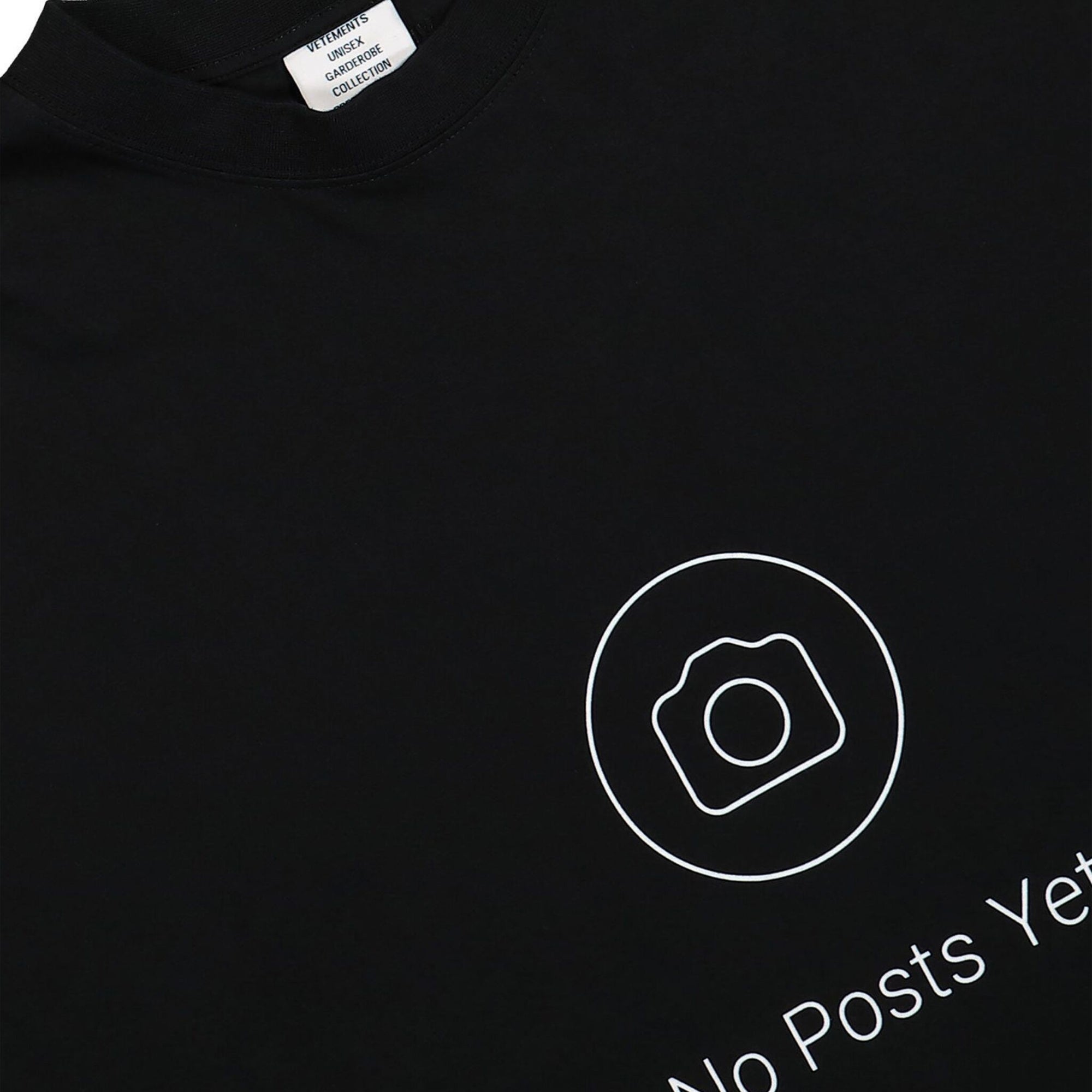 Vetements T-Shirt No Posts Regular Black-AL Capone Premium