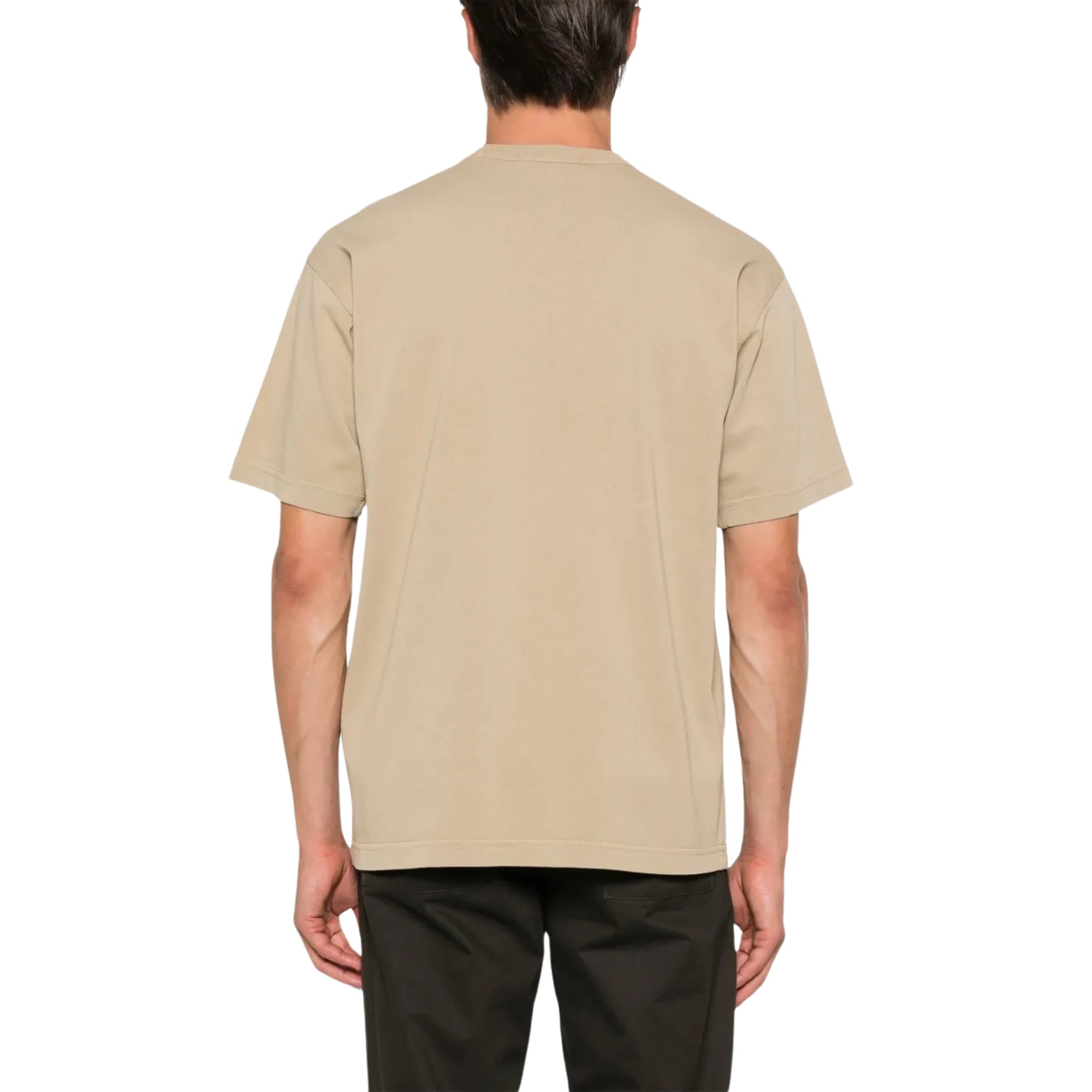 Stone Island T-Shirt Logo Cream-AL Capone Premium