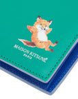 Maison Kitsune Wallet Chillax Grass Green