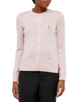Maison Kitsune Sweater Ladies Chillax Fox Patch Pink-AL Capone Premium