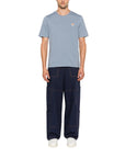 Maison Kitsune T-Shirt Fox Head Patch Moonlight Blue-AL Capone Premium