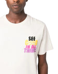 Barrow T-Shirt See Cool In All Things Logo Off-White