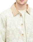 Drole De Monsieur Jacket Allover Print Ecru-AL Capone Premium