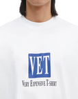 Vetements T-Shirt Vet Cropped Boxy White-AL Capone Premium