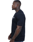Capone T-Shirt Mexican Embroidered Viva La Mexico Black-Blue-AL Capone Premium
