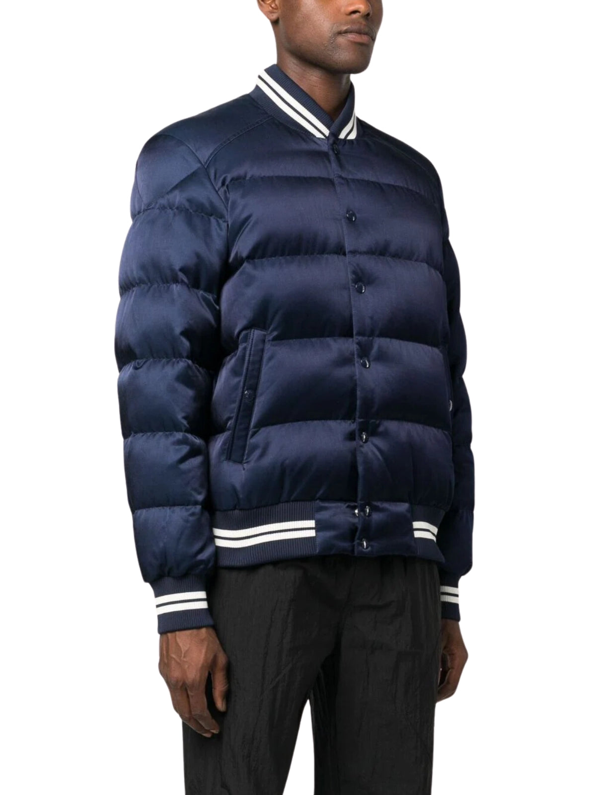 【限定値下げ】MONCLER★ENET★サイズ1★ネイビー ジャケット Moncler Jacket Satin Padded Navy - AL Capone Premium